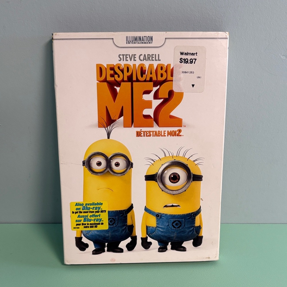 Illumination Despicable Me 2 Kids DVD movie, Gru & Minion Movie, Rated G